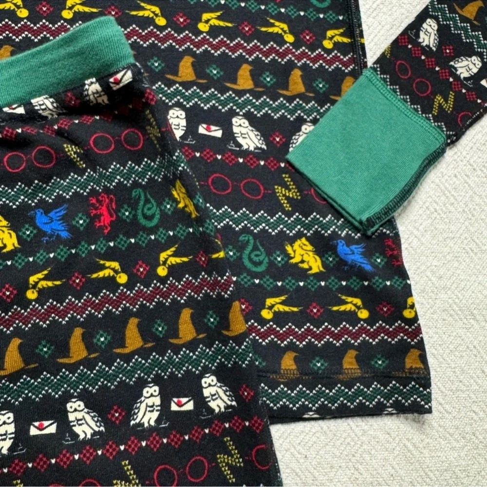 Hanna Andersson Wizarding World Harry Potter Organic Cotton Pajama Set XS